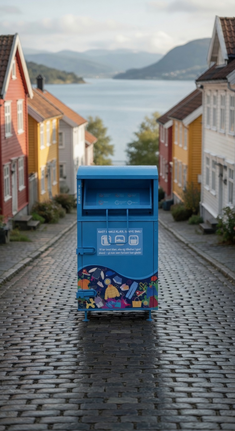 Second Hand AS innsamlingscontainer